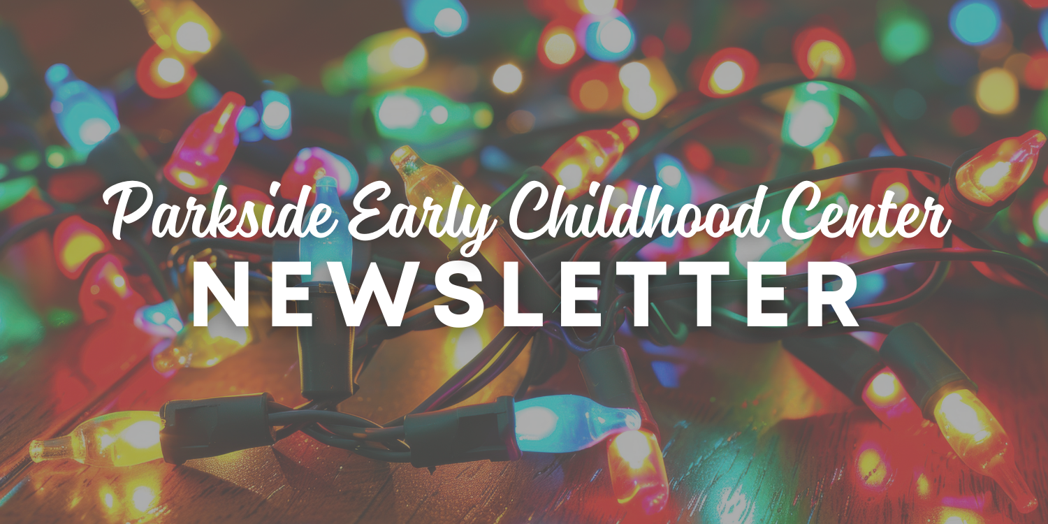 Multi-colored Christmas lights along with the text, 