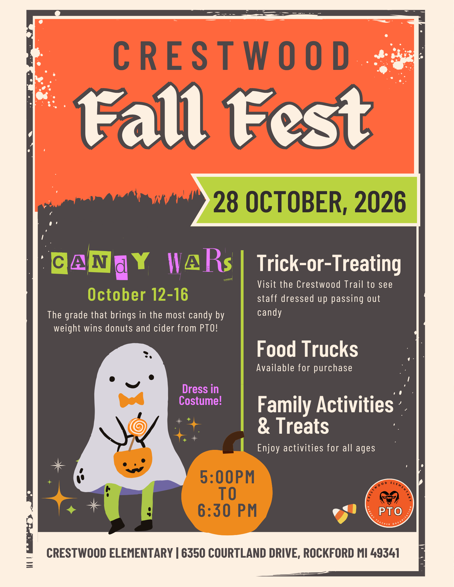 Family Fall Fest Oct. 28th at 5pm