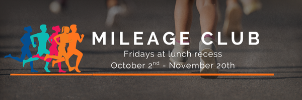 OCT 2 AND NOV 20TH MILEAGE CLUB