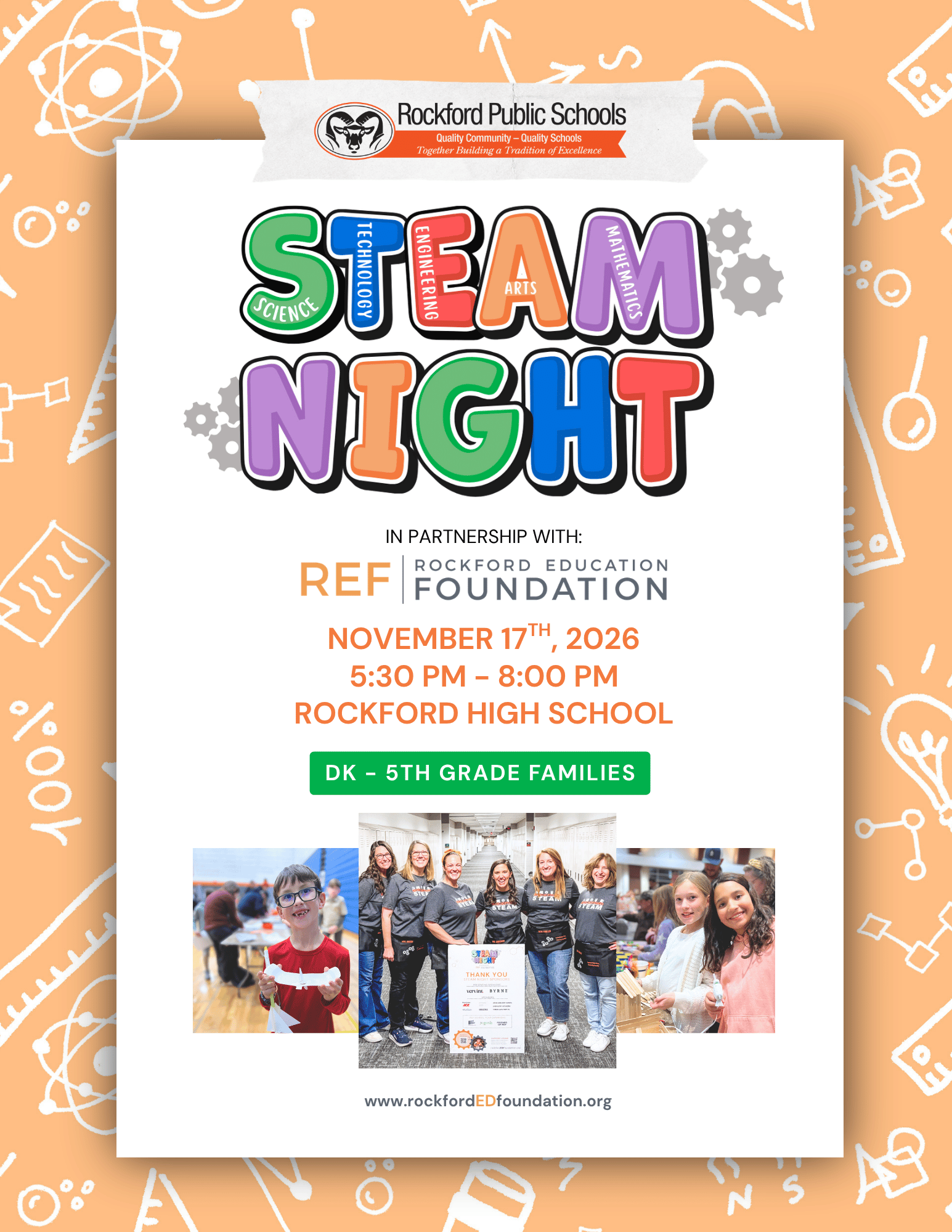 STEAM NIGHT FLYER NOV. 17 AT RHS AT 5:30